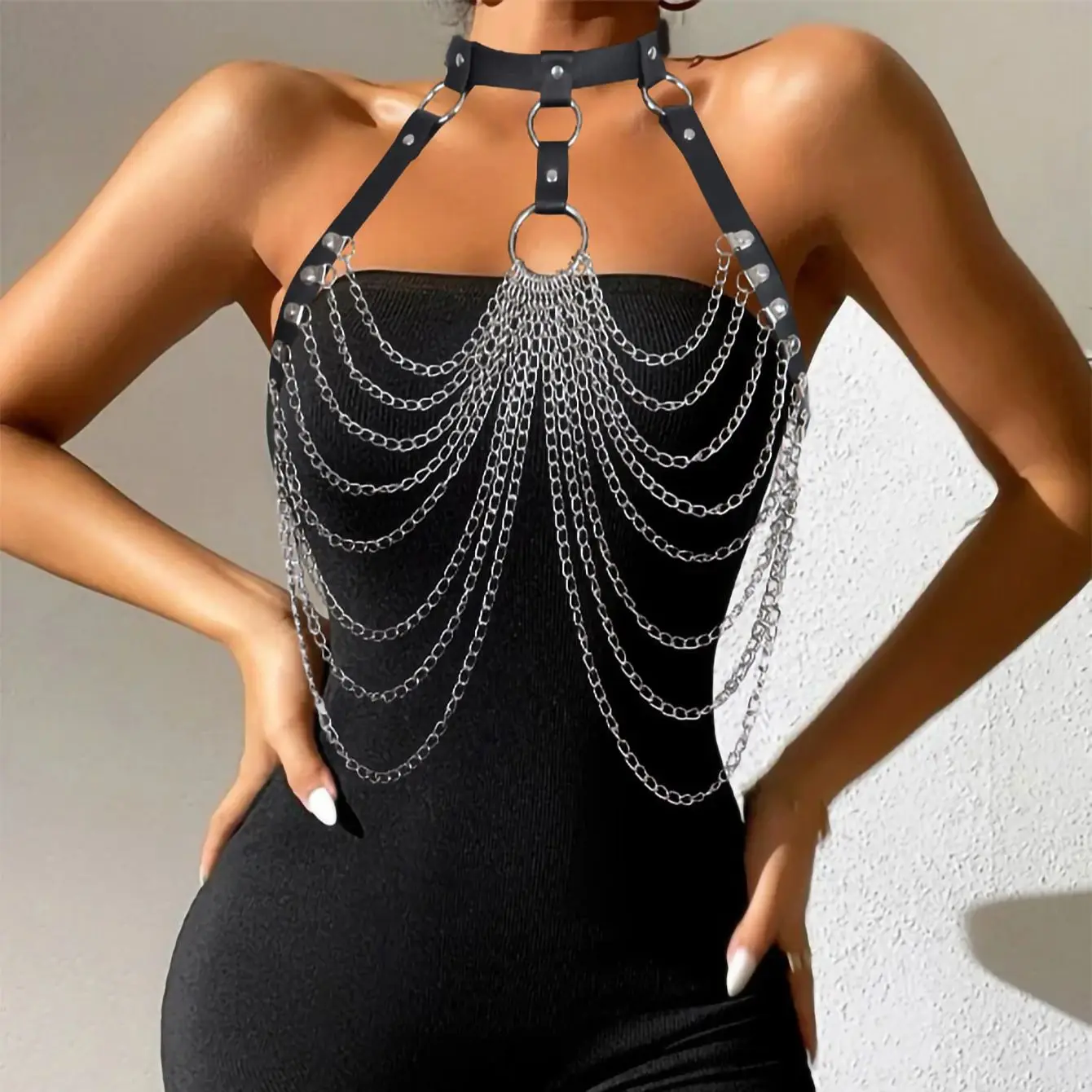 Женский ремень в стиле стимпанк, модный декоративный пояс-портупея в готическом стиле, праздничное платье для платья, украшение для готических костюмов, 1 шт.