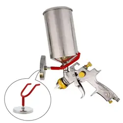 HVLP Gravity Feed Paint Spray Gun Holder Stand Wall Bench Mount Hook Booth Cup / Fixed Bracket Support Accessories