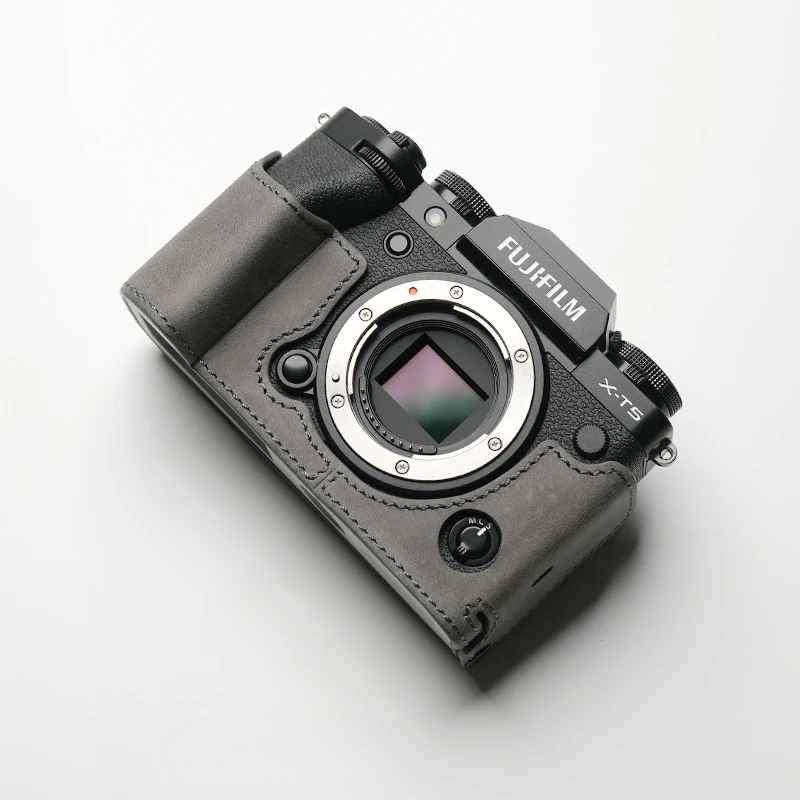 Mr.Stone voor Fujifilm X-T5 cameratas beschermhoes xt5 camera bodysuit XT5 camera handgemaakte lederen cameratas