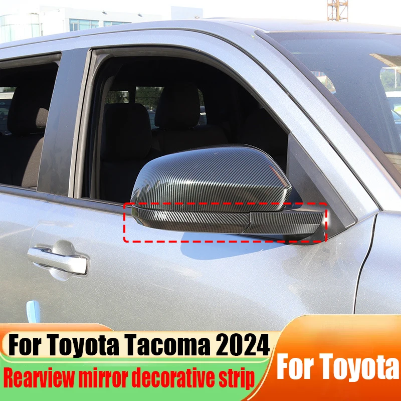 

Rearview mirror decorative strip automotive exterior decoration products ABS material For Toyota Tacoma 2024