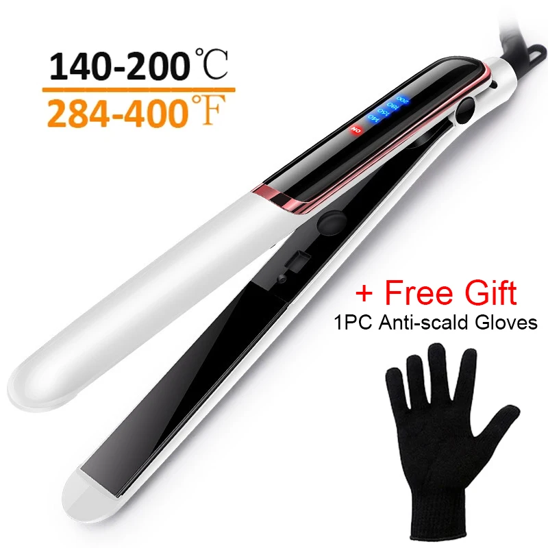 Professionele stijltang krultang elektrische spalk stijltang negatieve ionen rechte krultang platen golf haarverzorging
