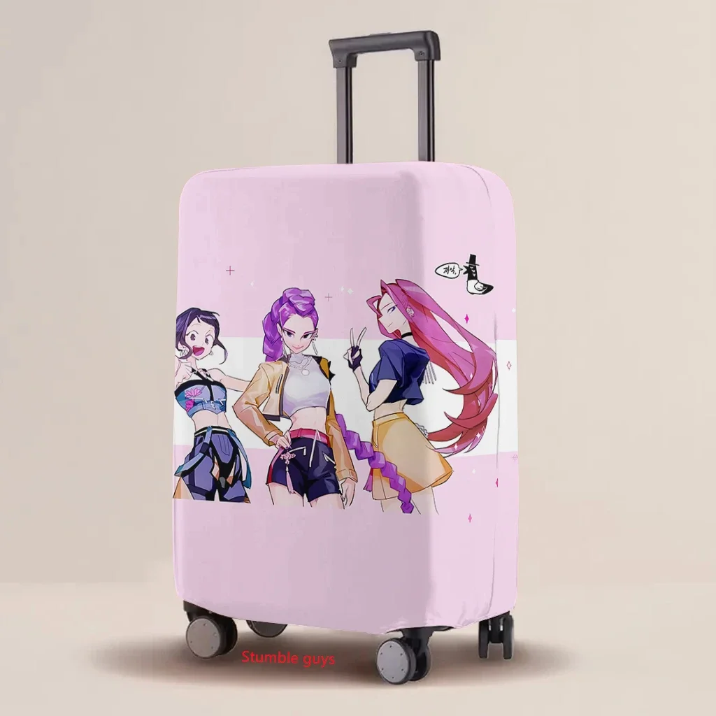 

Kpop Demon Hunters Luggage Protective Cover Fashion Wear-Resistant Elastic Cartoon Print Suitcase Case​