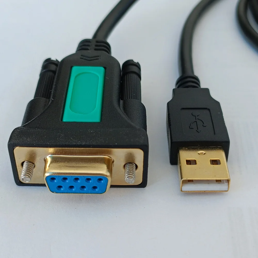 FTDI USB RS232 DB9F Null Modem USB-9pin Female NMC for Laptop to Destop PC IPC IPTV STP Config Console Upgrade Service Cable