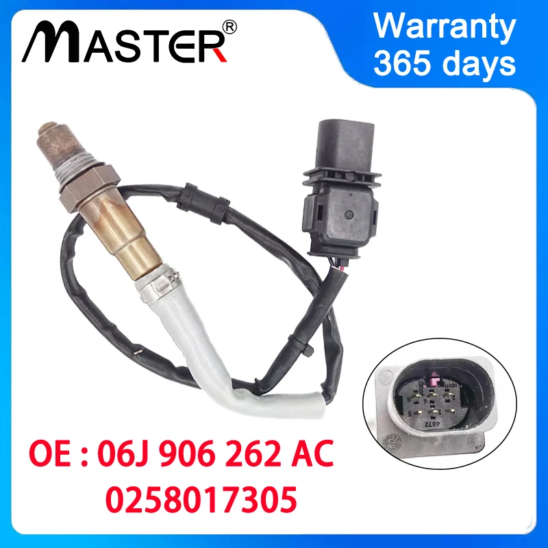 O2 Front Lambda Oxygen Sensor 06J906262AC 0258017305 06J906262M for VW Eos Passat Jetta Audi A3 TT 06J 906 262 AC 262AC