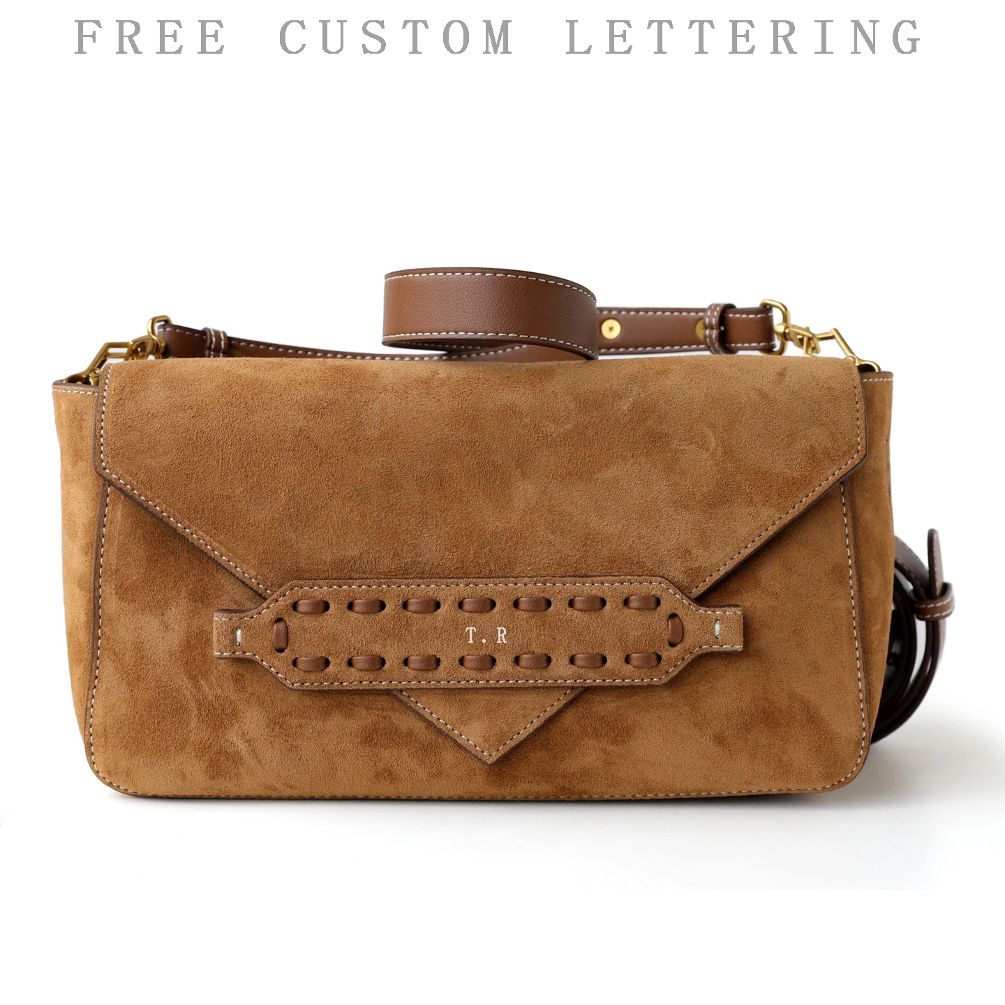 

Suede Envelope bag Fall Winter Latest Style Niche Creation Matte Leather Vintage Minimalist Shoulder Crossbody Bag Women's bag