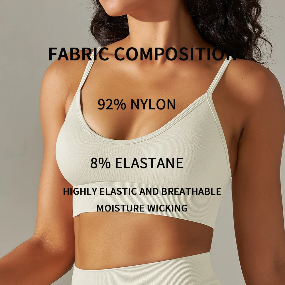 Vnazvnasi Seamless Underwear Yoga Top for fitness High Elastic Sport Bra for Women Gym Female Push Up Workout Clothes Sportswear