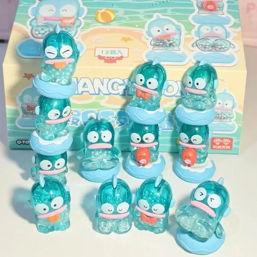 

Hangyodon Sanrio Characters Music Series Stacking Figure Blind Box Mini Anime Transparent Jelly Figure Toy Gift Collection