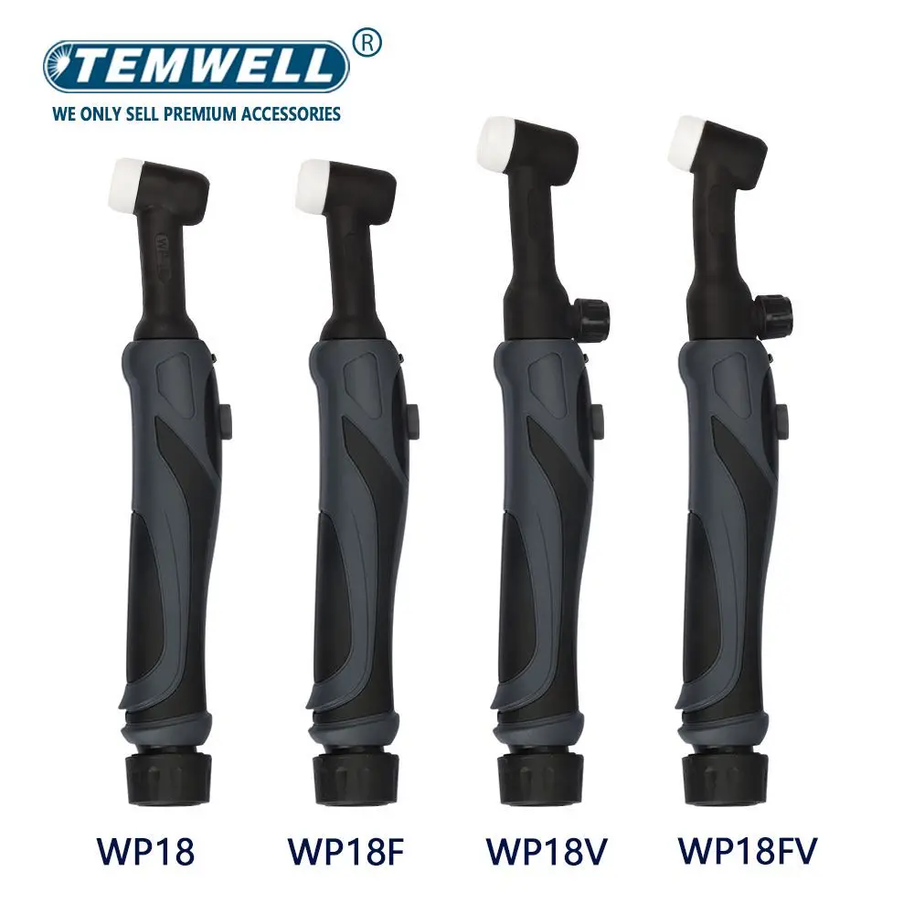 TEWMELL WP18 WP18F WP18V WP18FV SR18 SR18F SR18V SR18FV TIG Torch Body Head Human Engineering Design Rotatable 350A Water Cooled