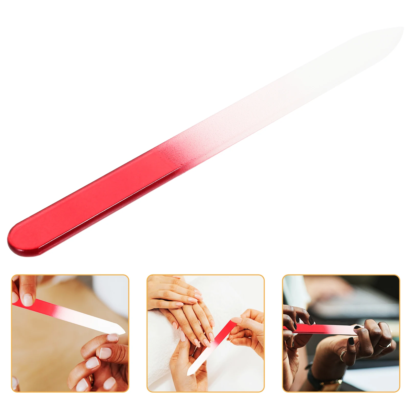 

Glass Files Tools Manicure Pedicure Fingernail Filing Smooth Durable Hygienic Non-Toxic Long Lasting Nail