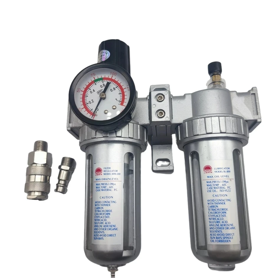 SFC-400 SFC-300 SFC-200 Air Compressor Air Filter Regulator Oil Water Separator Trap Filter Regulator Valve Automatic Drain