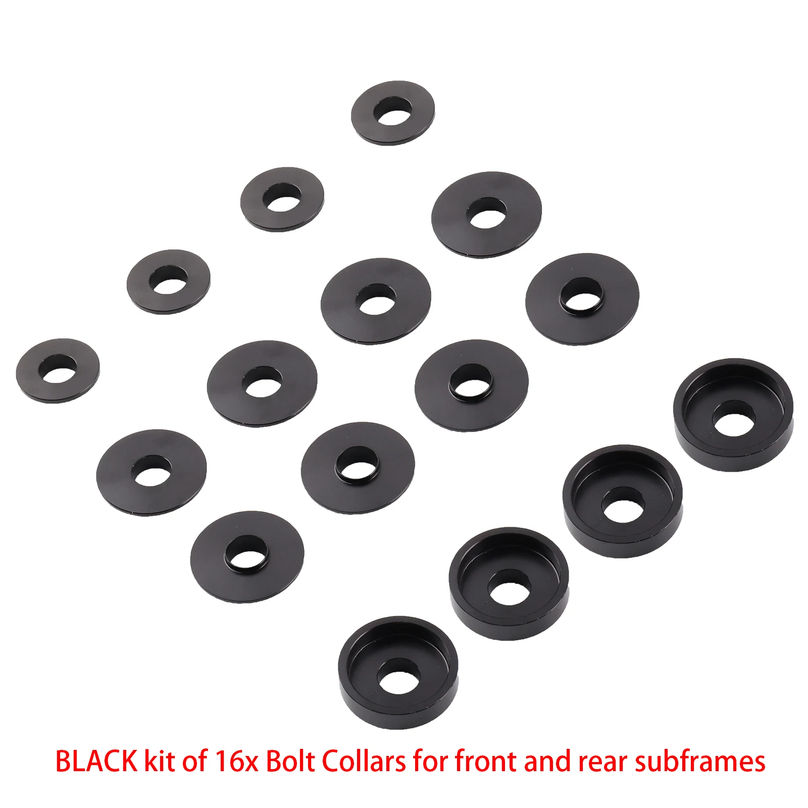 Front Subframe Rear axle Collar Alignment Kit For VW Golf 7 Passat Audi S3 SEAT Leon Skoda Octavia Aluminum MQB suspension