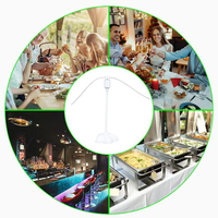 Chemical-Free Automatic Fly Catcher Fan with 360 Degree Rotation and Reflective Strips for Pest Control
