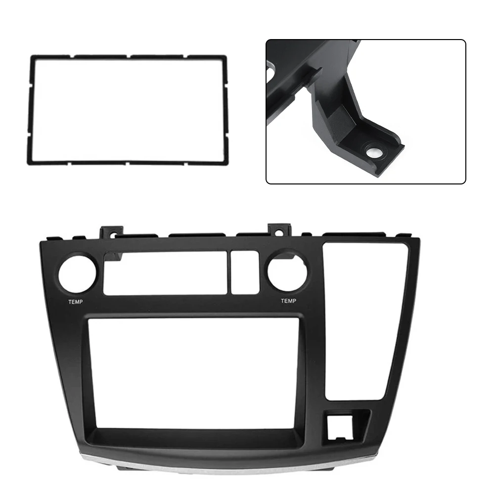 ترقية لوحة القيادة لوحة ستيريو السيارة ترقية السيارة الداخلية الأسود راديو السيارات مجموعة أدوات التثبيت وحدة DIY التثبيت #6
