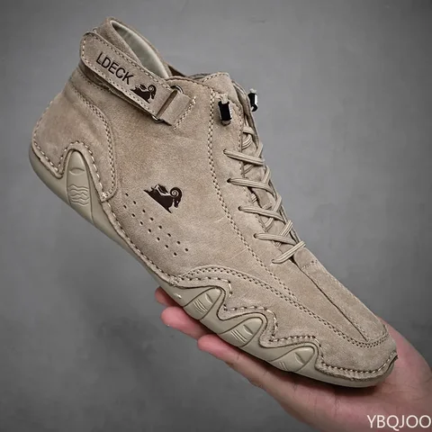 Мужские кожаные мокасины