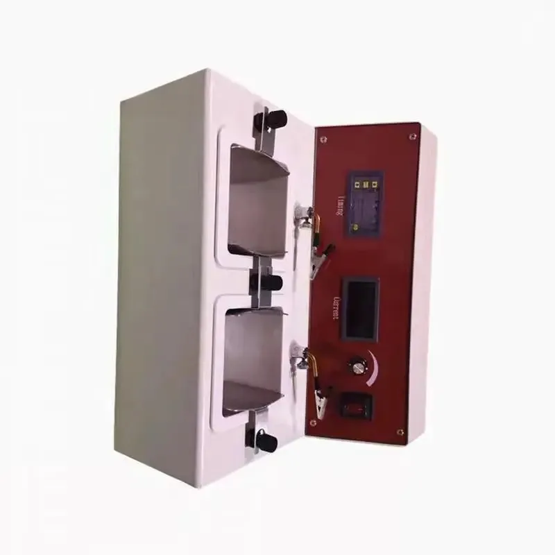 Electro Polishing Machine with Two Rills Dental Electrolytic Polishing Machine, Two Water Baths, Stainless Steel Machine Type
