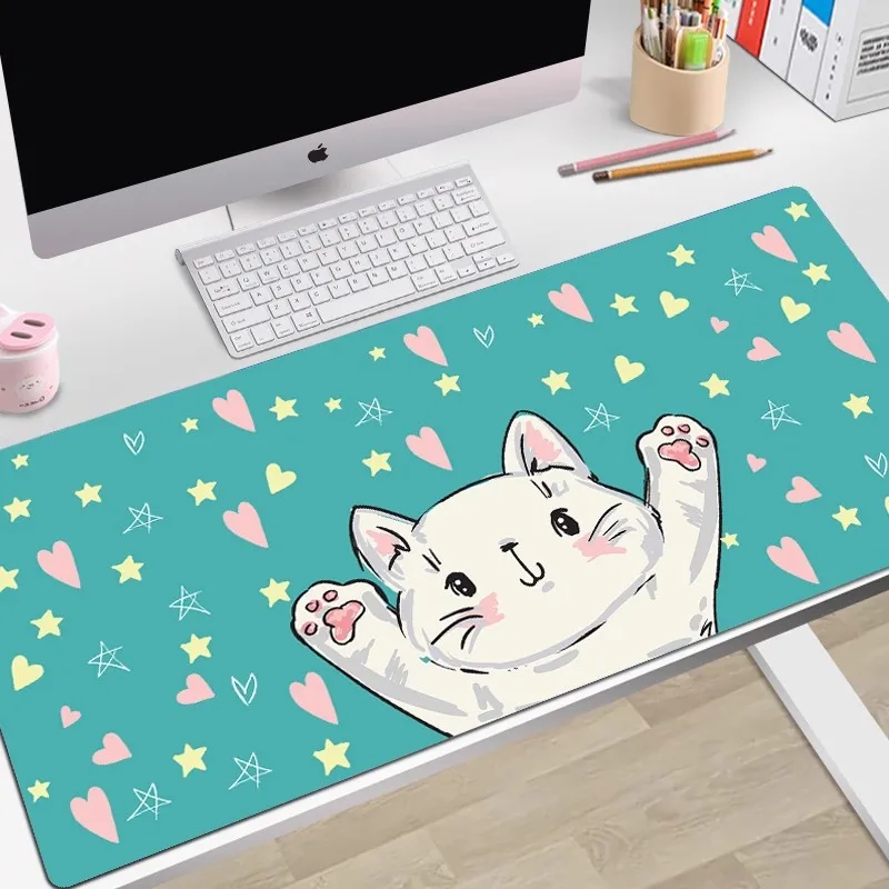 Premium Custom Beauty & Landscape Animal XL Mouse Pad - Valentine's/Christmas/Wedding Anniversary Holiday Gift