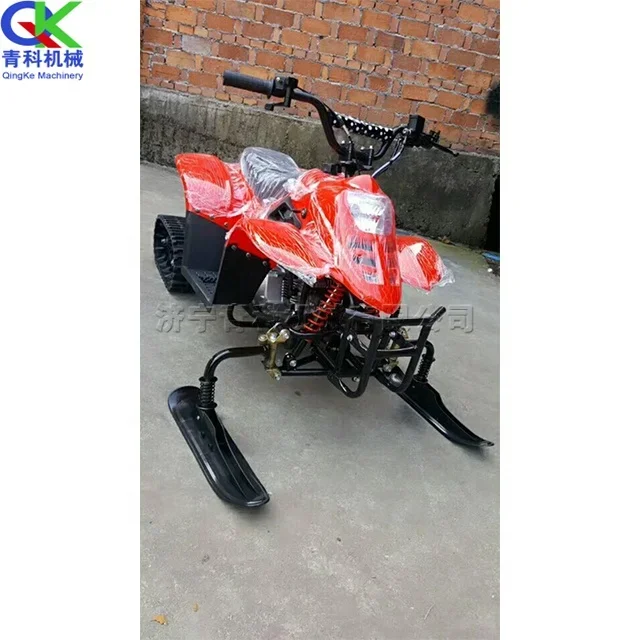 Northeast Gasoline Bobsleigh All Steel Structure Driving Type Electric Snowmobile Skiing Car