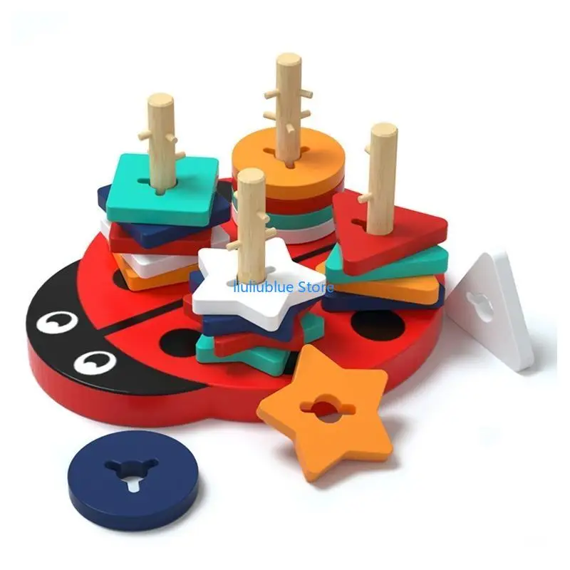 طاولة للعب لعبة ألغاز تفاعلية، لوحة ذات شكل مطابق لتدريب الدماغ، لعبة طاولة محمولة للأطفال المبدعين 62CF #1