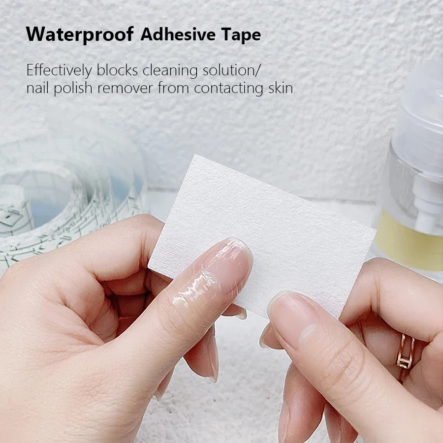 5M Nail Polish Anti-Overflow Film, Tattoo Aftercare Bandages Tape, Ultra-Thin Waterproof Adhesive Tape Manicure Tool