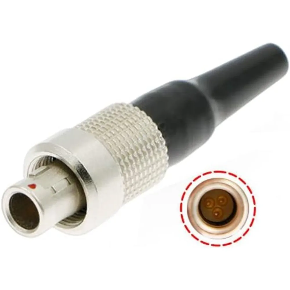 

Alvins FVB.00.303.NLAE24 3 Pin Male Connector for Sony| Zaxcom| Wisycom Transmitter