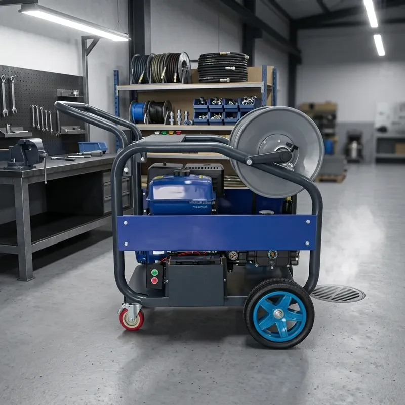 New High Pressure Washer Heavy Duty Industrial Electric Car Washer for Sewage Pipes