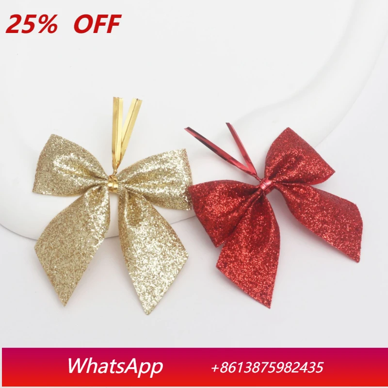 

LTT Christmas Ornaments Small Bow Holiday Arrangement Red Bow Christmas Tree Pendant