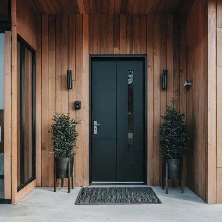 

Aluminium Doors Factory Price Security Front Doors for Home Modern Double Tempered Glass for Villa Custom Metal Entrance Door