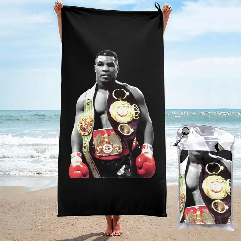 The Champ Tyson Boxing Creed Hip Hop Rap Harajuku Legend Mike Quick dry Towel Surf Fashion Absorbent For Bathroom