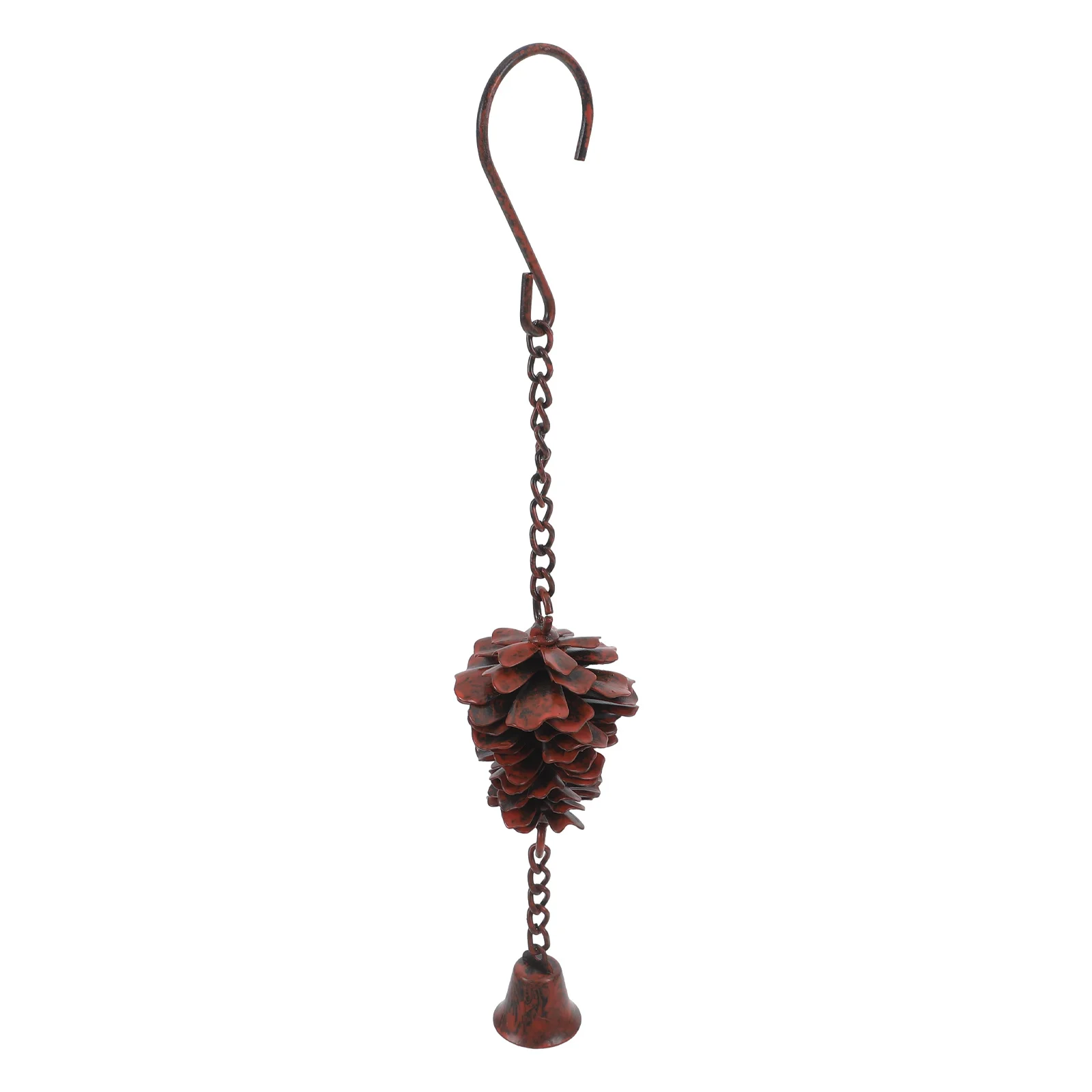 

Pine Cone Wind Chime Metal Outdoor Garden Decor For Christmas Fall Decorations Yard Porch Feng Shui Pendant Hanging