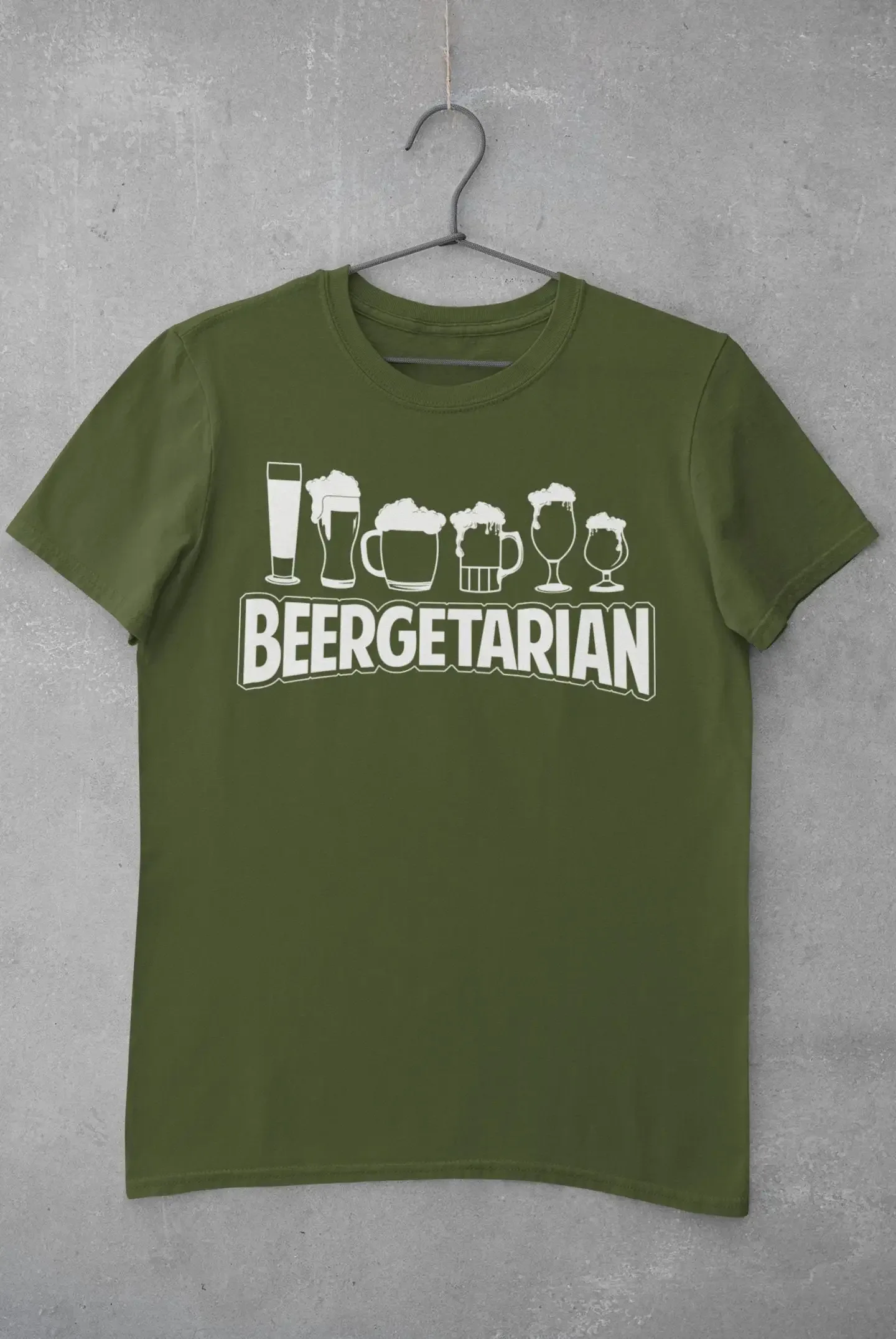 Beergetarian Funny Beer T Shirt Like Vegetarian Except