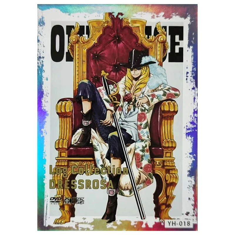 Anime uma peça raro yh jogo cartas colecionáveis luffy chopper rebecca lei kalifa mihawk robin usopp brinquedos para meninos presentes de aniversário