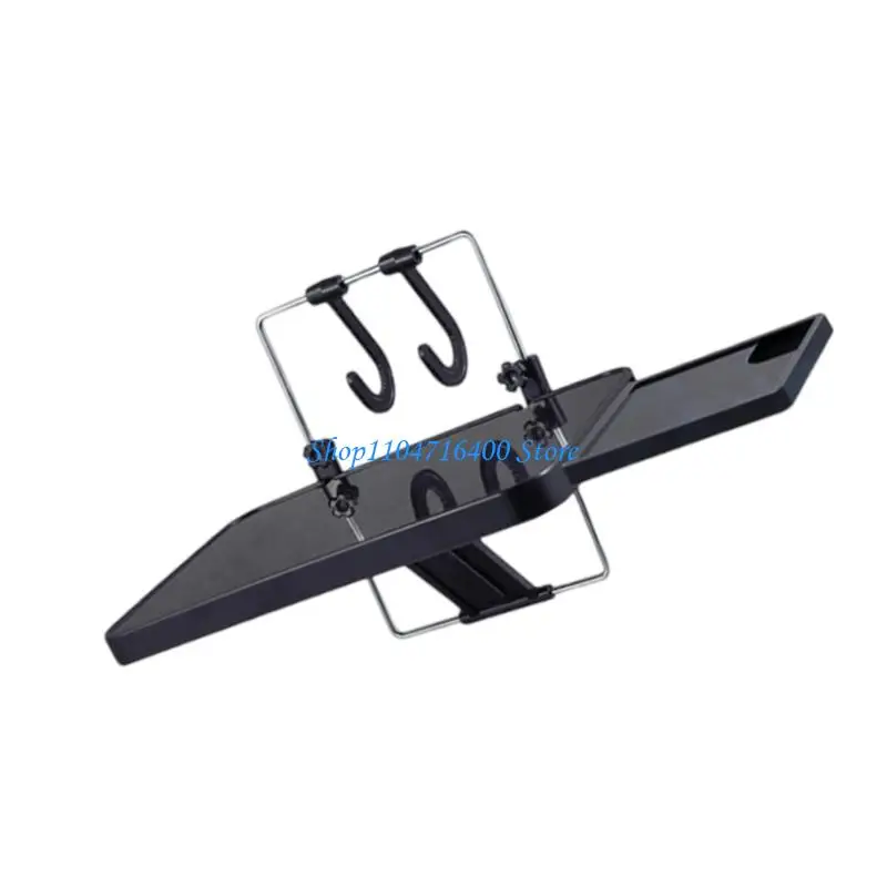 y1gd Portable Foldable Car Accessory Table Console Plate Easily Stored in Trunk or Pocket for Commuters and Use
