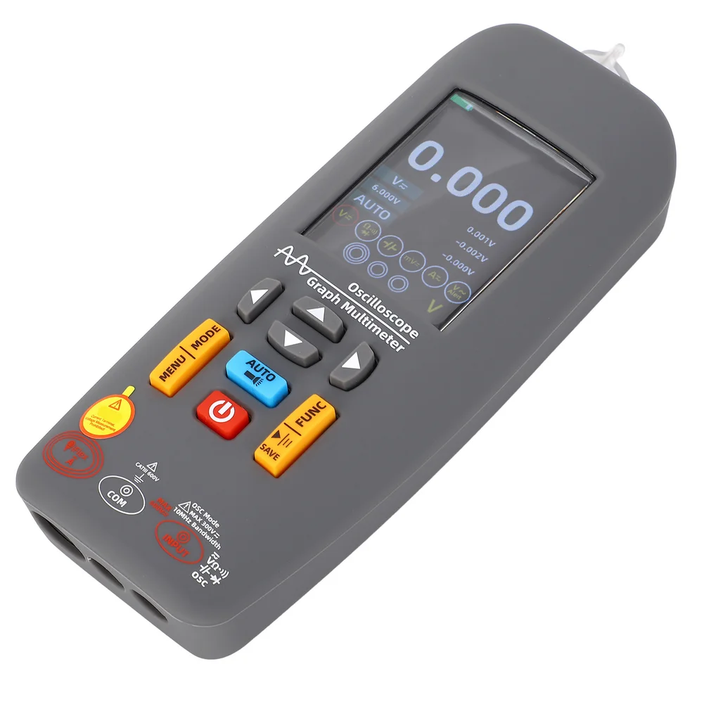 O1X Digital Oscilloscope Multimeter for Measuring AC DC Voltage and Current with 1.5Sa/s to 48MSa/s Sampling Range