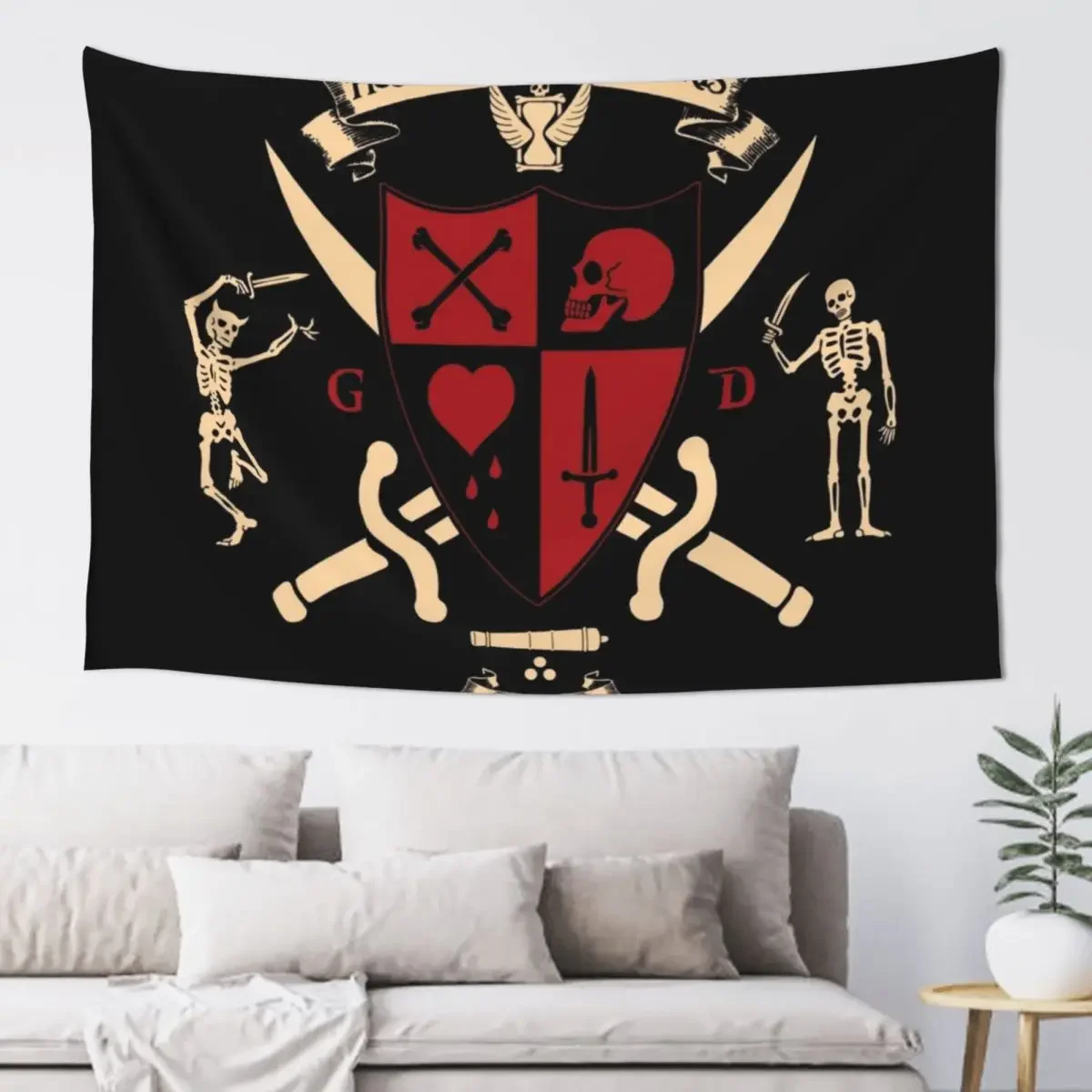 

Pirate : Law Of The Sea Tapestry Decor For Room Room Aesthetic Decoration For Home Decoration Home Tapestry