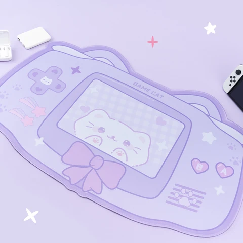 Kawaii Retro GBA XXL коврик для мыши - Розовый — изображение товара