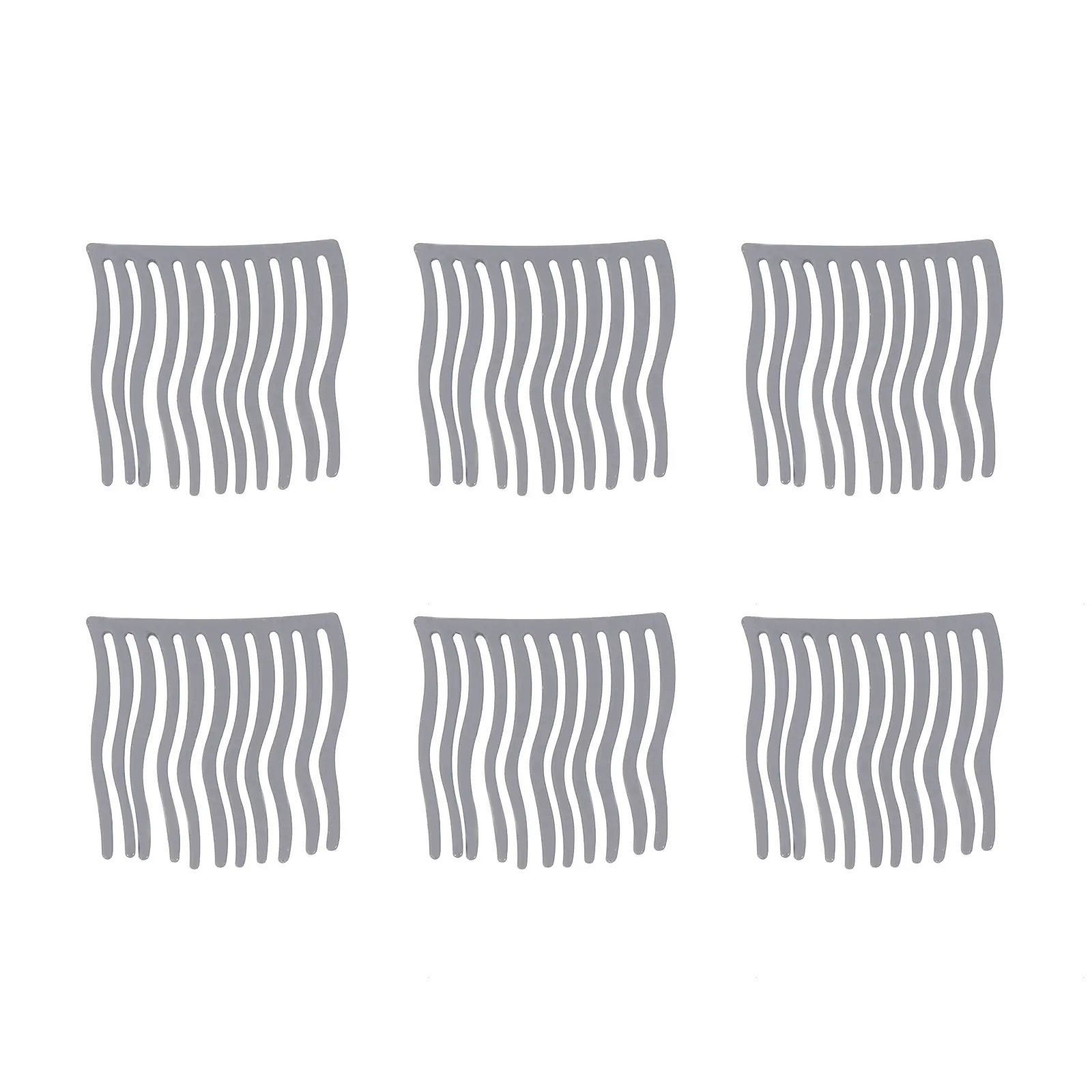 

6 Pcs Upside-down Comb Hairpin Combs for Women Small Accessory Issue Card Alloy