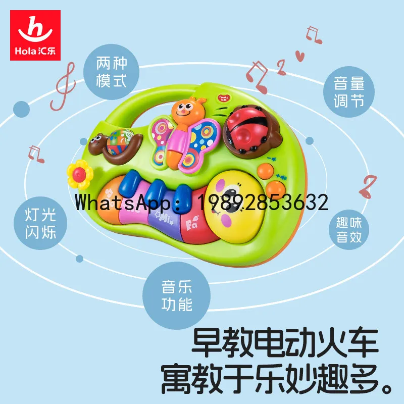 เปียโนนิ้วมือเสริมพัฒนาการ ของเล่นดนตรีอิเล็กทรอนิกส์สำหรับเด็ก 6-12 เดือน