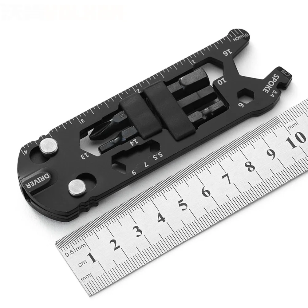 

Bike Kit Multifunction Maintenance For Multi- Bike Repair Tool Outdoor Tire Fix Mountain Black Cycling Repair Tool