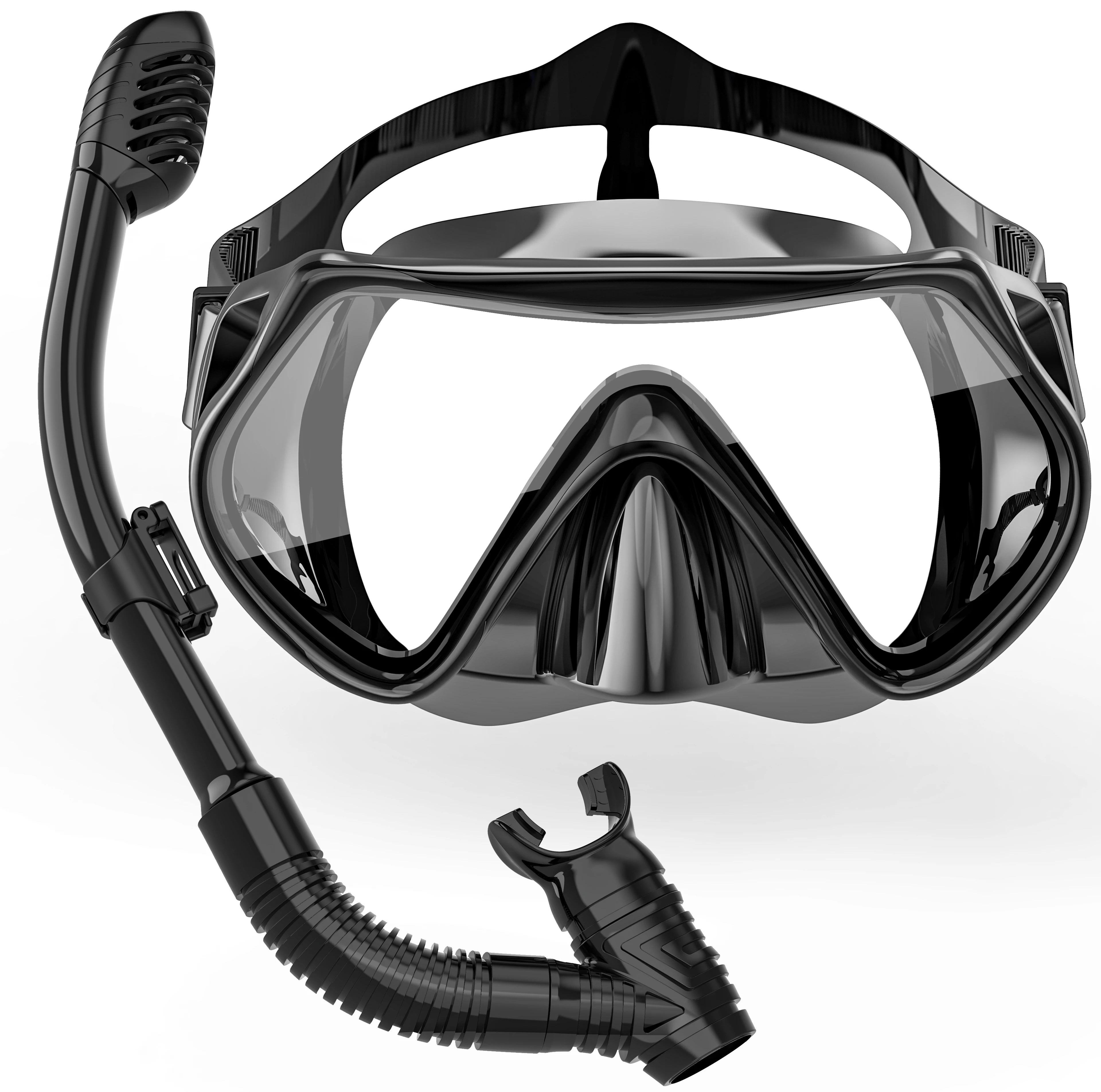 Máscara de buceo, gafas para esnórquel, antivaho, tubo de natación subacuático, equipo de natación de piscina seguro e impermeable para niños de 5 a