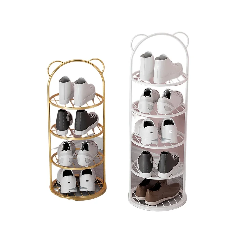 Shoe Rack Simple Door Household Multi-layer Storage Artifact Space Saving Small Narrow Shoe Rack