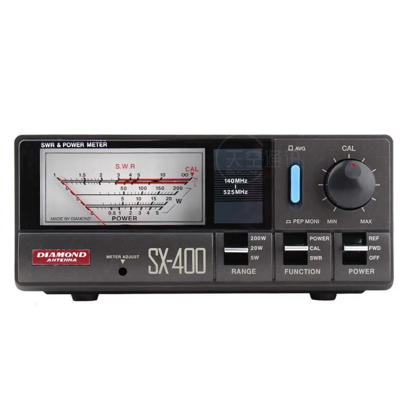 140-525MHz SX-400 SWR UV 듀얼 밴드 정재파 측정기 DC13.8V SWR 파워 미터 (다이아몬드용)