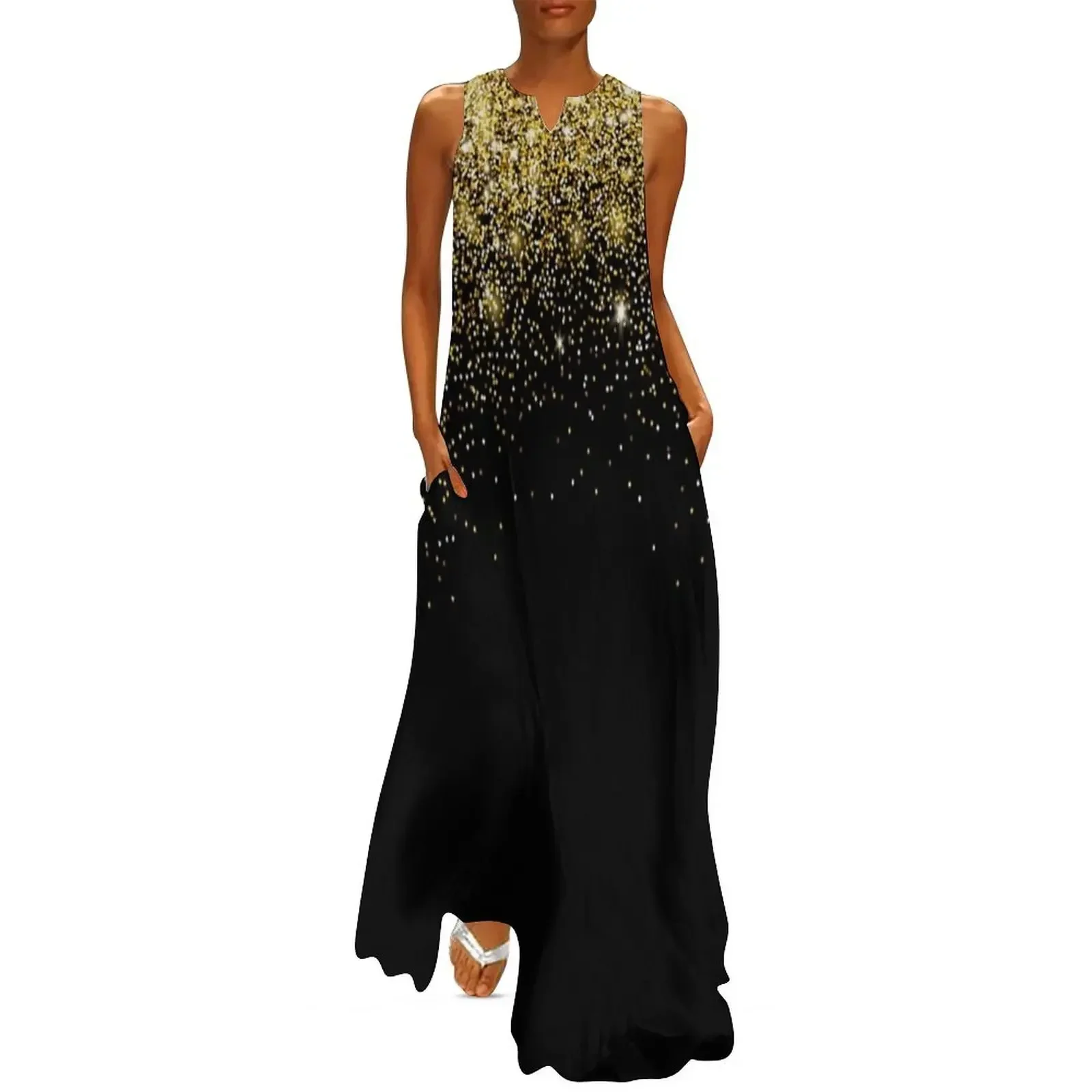 

glittering Long Dress Women's summer dresses bandage dress Aesthetic clothing Elegant gowns Dress