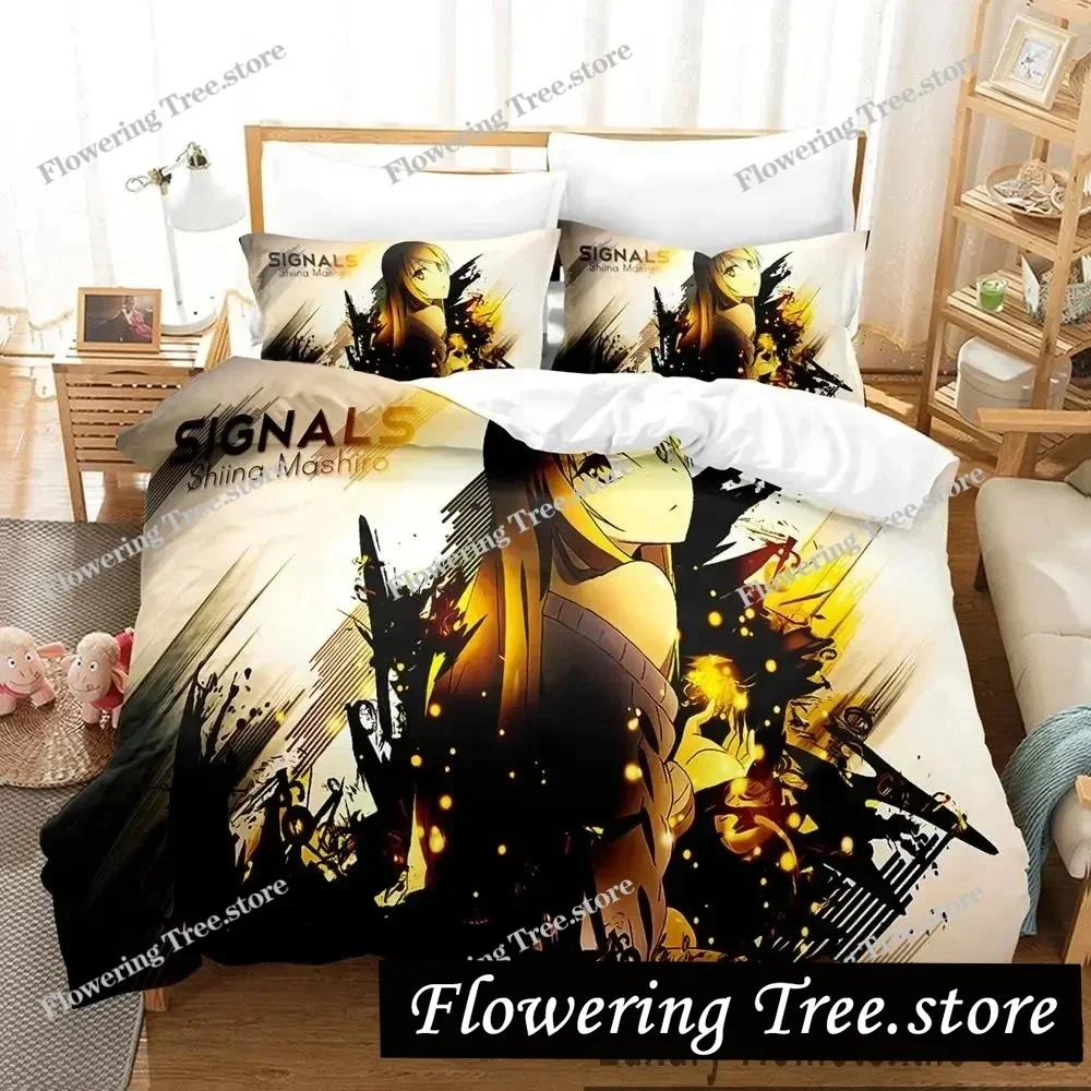

Anime The Pet Girl of Sakurasou Mashiro Shiina Bedding Set Boys Girls Twin Queen King Size Duvet Cover Pillowcase Bed boys Adult