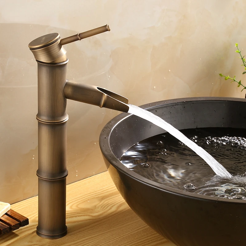 

Antique faucet made of all copper, outdoor hot and cold wash basin, European style washbasin, anti freezing and cracking