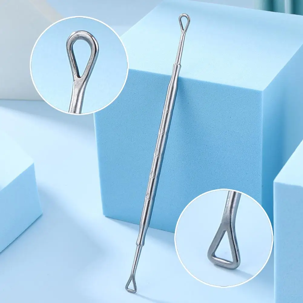 Blackhead Remover Pimple Popper Tool Acne Needle Removing Treatment Comedone Whitehead Popping Zit Nose Face Blemish Extractor