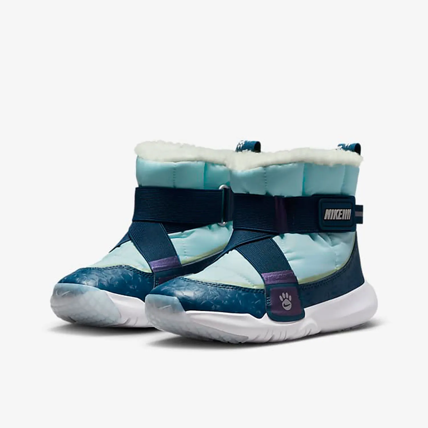 

Оригинальные детские и женские плюшевые теплые зимние ботинки Nike (GS) спортивная обувь DQ7108-400