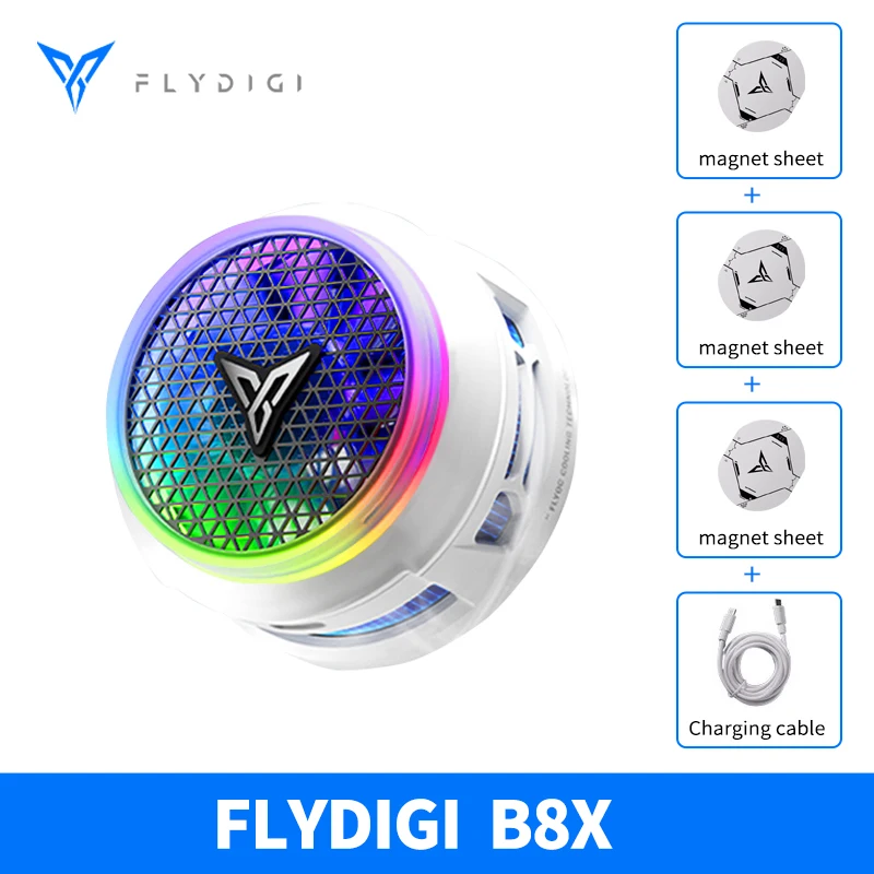 Flydigi B9X/B9/B8X Magnetic Phone Cooler Fan Ultra Fast Heat Dissipation Frequency Conversion Radiator for iPhone iPad Android