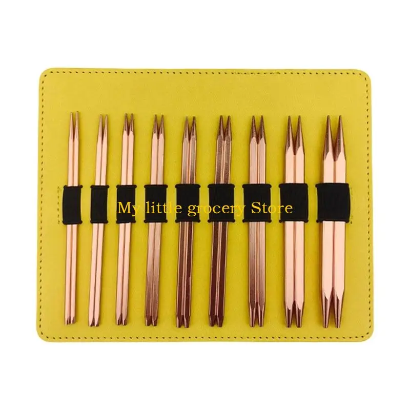 

D5BD Circular Knitting Needle 3.5mm-8.0mm Crochet Hook Set Manual Tool for Quilting