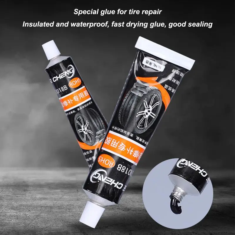 50ml Car Tire Side Cracks Sealants Long Lasting Revolutionary Car Seal Tire Repair Glue Waterproof Strong Rubber Adhesive Tool