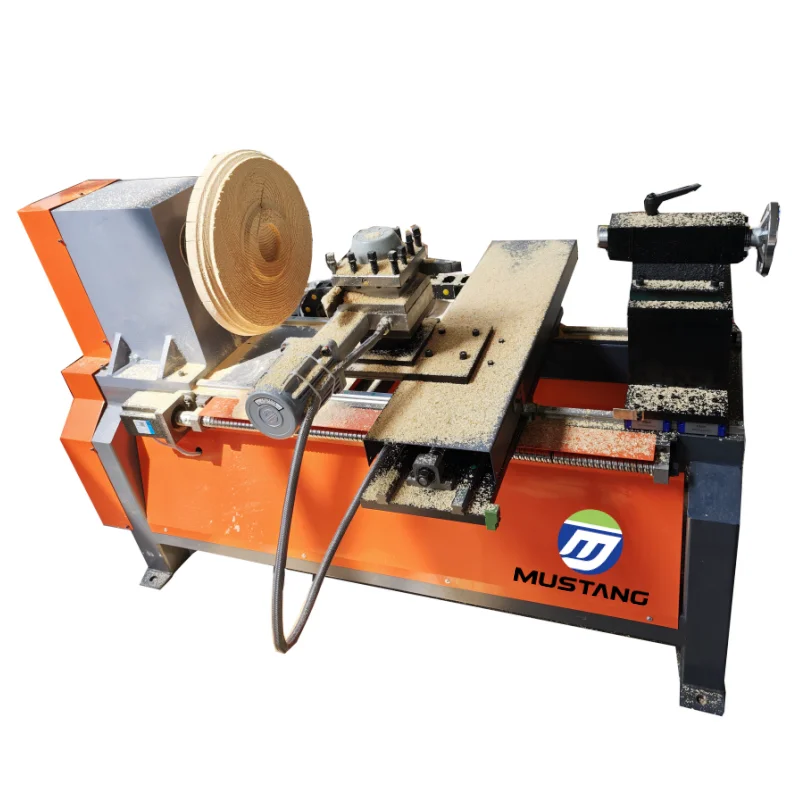 MT5045 AutomaticWoodworking Lathe with Motor New Product and Automatic Tool Changer for Large Disk Manufacturing